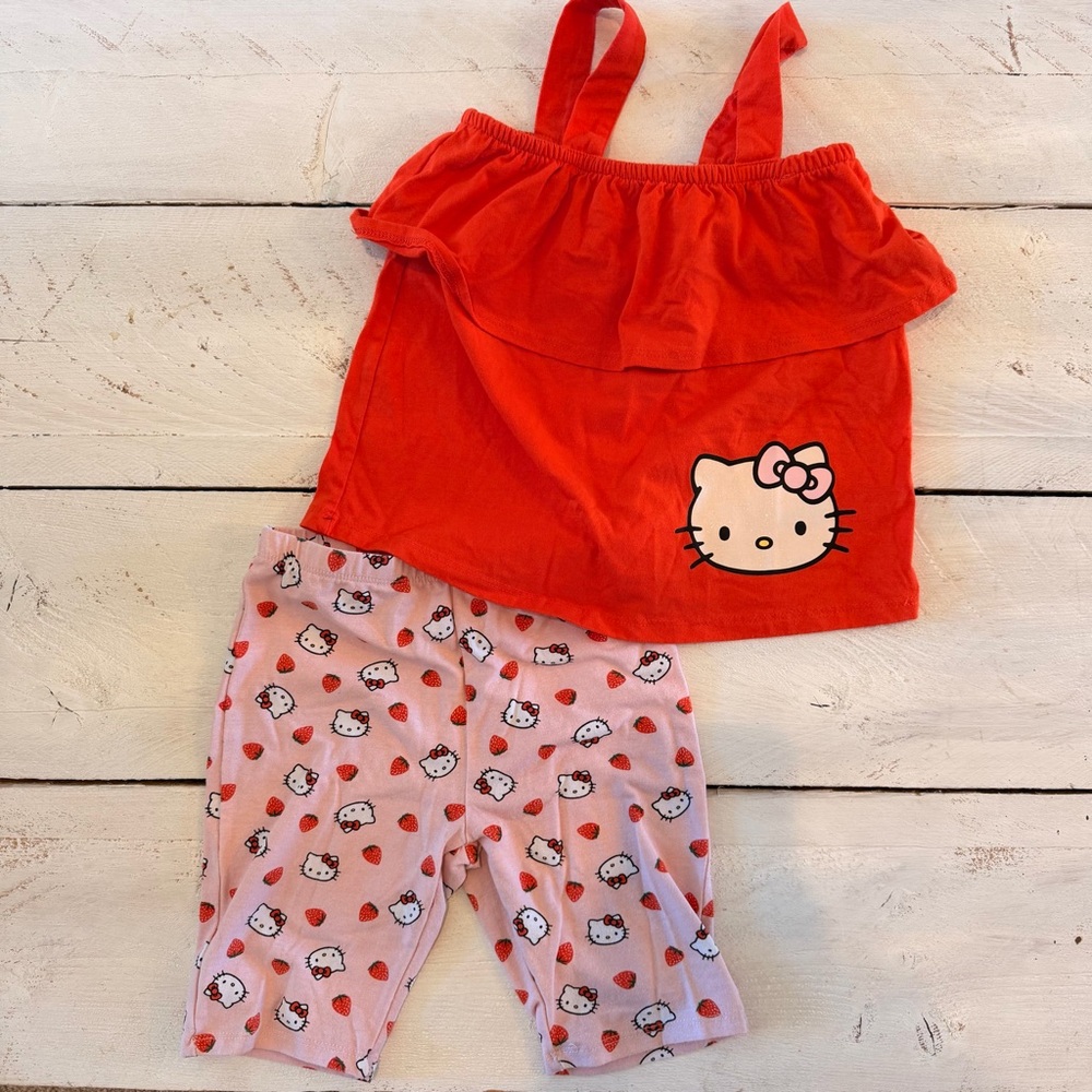 Sanrio Girl’s Hello Kitty Two Piece Outfit